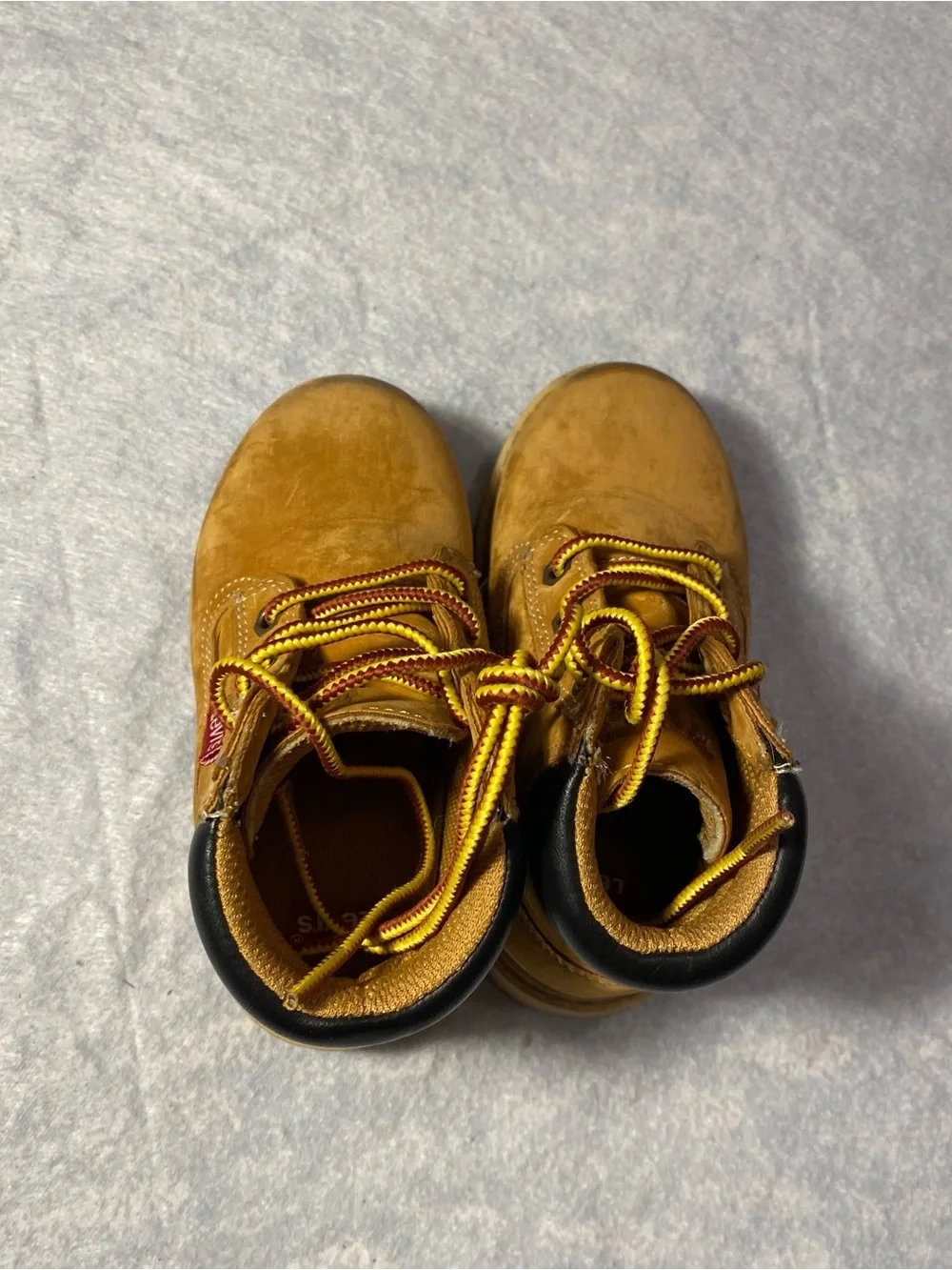 Levi's Kids Wheat/Tan Lace-Up Work Boots size 8 boys